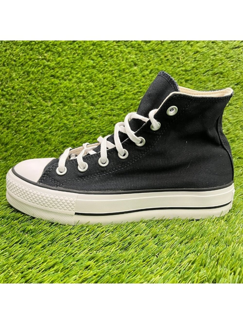 Converse Chuck Taylor All Star Hi Womens Size 8 Black Athletic Shoes Sneakers - Picture 3 of 9